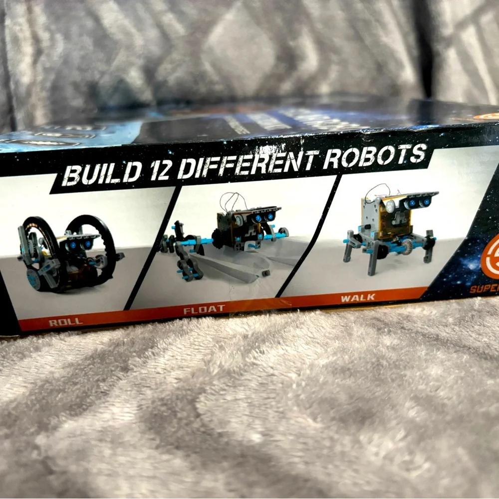 STEM 12-in-1 Education Solar Robot Toy Powered by The Sun, 190‎ Pieces DIY